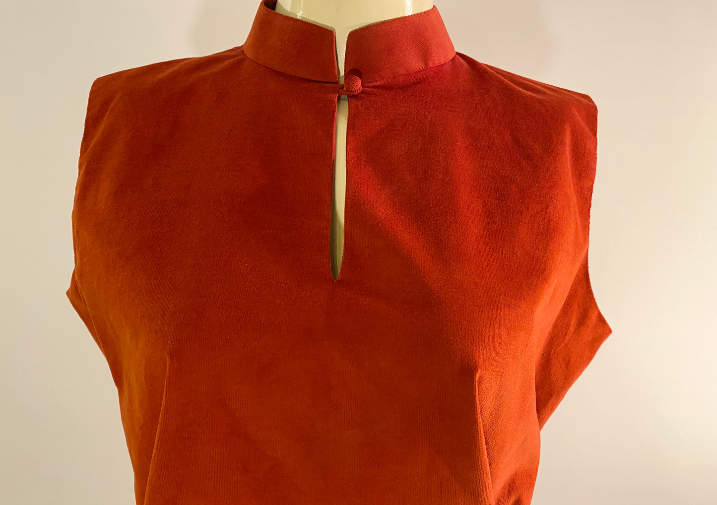 Jasmin Top with Harris Tweed Belt - Orange